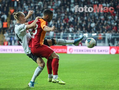 Beşiktaş-Galatasaray mücadelesinden kareler