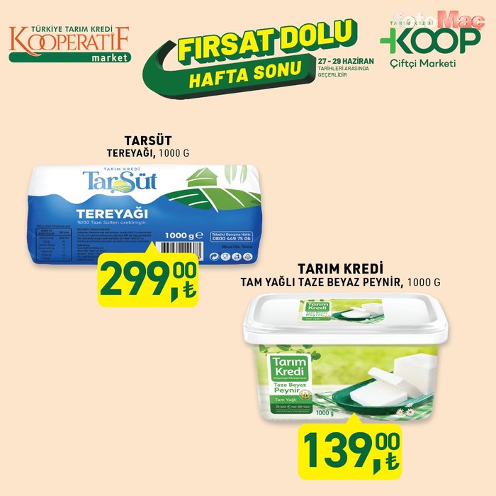 Tarım Kredi'de bu hafta sonu kaçırılmayacak indirimler | 27 - 29 Haziran fırsatları