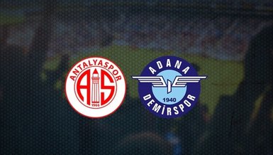 Antalyaspor - Adana Demirspor | 11'ler belli oldu