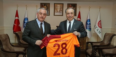 Galatasaray'dan Eyüpsultan Belediyesine ziyaret