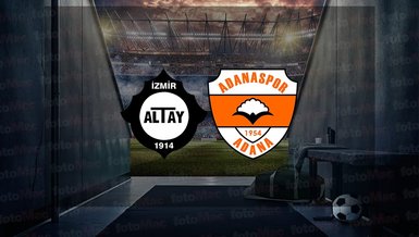 Altay - Adanaspor maçı ne zaman, saat kaçta ve hangi kanalda canlı yayınlanacak? | TFF 1. Lig