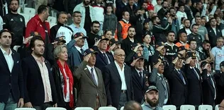 Beşiktaş maçında özel misafirler