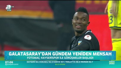 >Galatasaray'da gündem yeniden Mensah