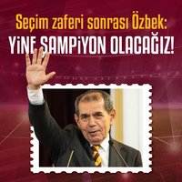 Dursun Özbek: Yine şampiyon olacağız!