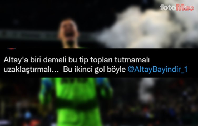 SPOR HABERİ - Altay Bayındır'ın yediği gol sonrası Fenerbahçe taraftarı çılgına döndü!