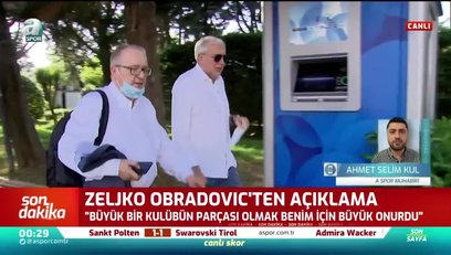 >F.Bahçe'de Obradovic dönemi sona erdi