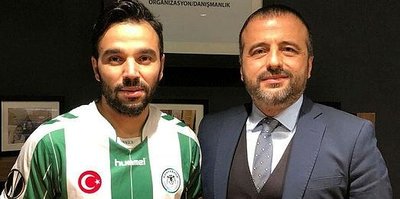 Volkan Şen Konyaspor formasını giydi