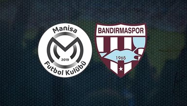 Manisa FK - Bandırmaspor maçı ne zaman? Saat kaçta? Hangi kanalda canlı yayınlanacak? İşte detaylar...