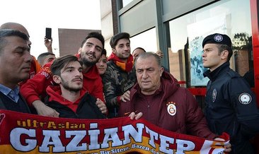 Galatasaray kafilesi Gaziantep'e geldi