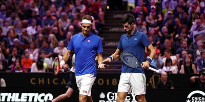 Federer-Djokovic çifti ilk maçını kaybetti