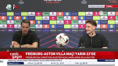 Freiburg'da final öncesi basın toplantısı