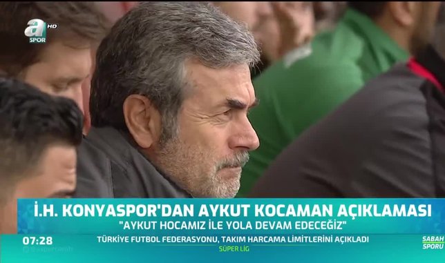 İttifak Holding Konyaspor'dan Aykut Kocaman açıklaması