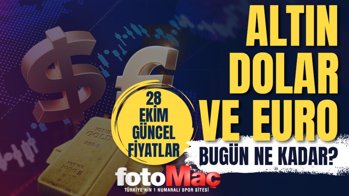 GRAM ALTIN FİYATI 2025 | 28 Ekim Salı altın ne kadar? Çeyrek, yarım ve tam altın kaç TL?