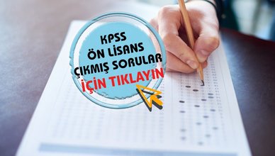 KPSS ÖN LİSANS ÇIKMIŞ SORULAR | ÖSYM KPSS Ön Lisans son 5 yıl çıkmış soru ve PDF çözümleri - KPSS Çıkmış Sorular PDF İNDİR