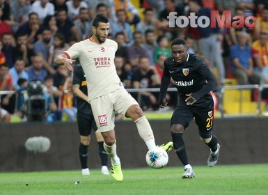 Kayserispor-Galatasaray maçından kareler