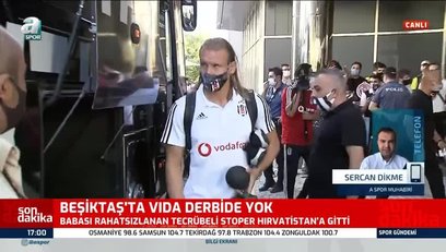 >Beşiktaş'ta Vida şoku!