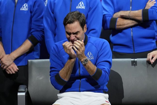 Efsane tenisçi Roger Federer, kortlara veda etti