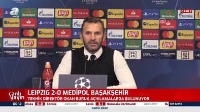 Medipol Başakşehir Teknik Direktörü Okan Buruk: Mağlubiyeti hak etmedik