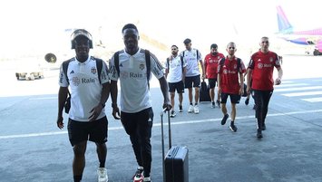 Beşiktaş Tirana maçı için Arnavutluk'a geldi