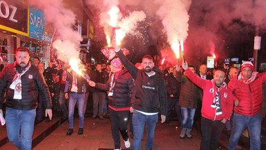 Sivassporlu taraftarlardan hakemlere tepki yürüyüşü