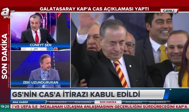 Galatasaray Başkanı Mustafa Cengiz CAS müjdesini verdi