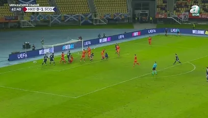 >Kuzey Makedonya 0-2 İskoçya | MAÇ ÖZETİ