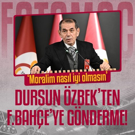 Dursun Özbek’ten Fenerbahçe’ye gönderme