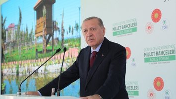 Dünya Çevre Günü'nde 10 millet bahçesi açıldı! Başkan Recep Tayyip Erdoğan açılışı yaptı!