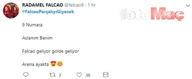 Galatasaray Falcao transferinde sona yakın!