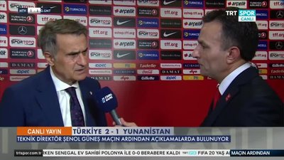>Şenol Güneş: Bu 3 maç ölçü değil
