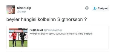 Sigthorsson idmana çıktı, Twitter yıkıldı!