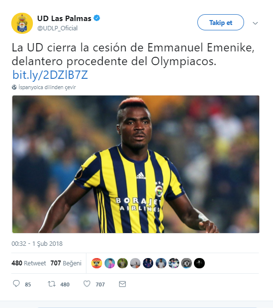 Emenike La Liga Ya Transfer Oldu Son Dakika Fenerbahce Haberleri Fotomac