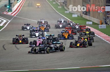 Formula 1 Bahreyn GP'sinde inanılmaz kaza! Romain Grosjean'ın aracı alev topuna döndü