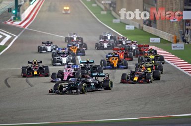 Formula 1 Bahreyn GP’sinde inanılmaz kaza! Romain Grosjean’ın aracı alev topuna döndü