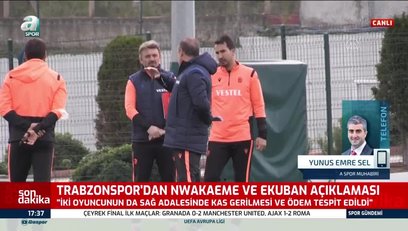 >Fırtına'dan sakatlık açıklaması!