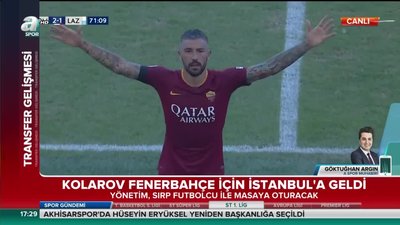 >Kolarov Fenerbahçe için İstanbul'a geldi
