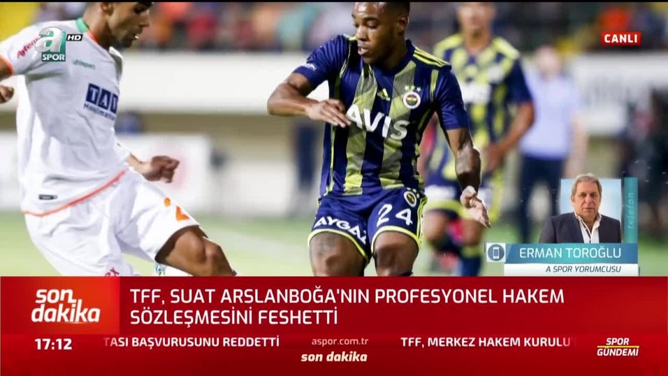 Erman Toroglu Galatasaray Fenerbahce Yi Yenseydi Alanyaspor Fenerbahce Maci Tekrar Edilirdi V