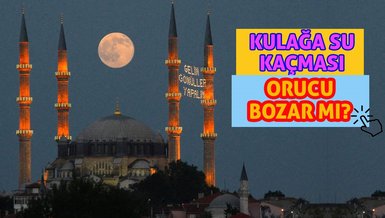 KULAĞA SU KAÇMASI ORUCU BOZAR MI? | Oruçluyken kulağa su kaçması orucu bozar mı DİYANET?