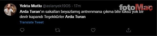 Fenerbahçe - Galatasaray maçına Arda Turan damga vurdu! O görüntüsü olay oldu