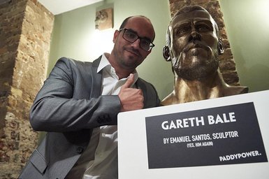 O heykeltraş bu kez Gareth Bale’i ’benzetti’