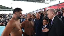Başkan Erdoğan Yağlı Güreş Cumhurbaşkanlığı Kupası’nı yerinde takip etti