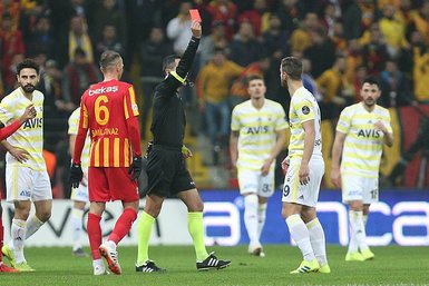 Kayserispor - Fenerbahçe maçından kareler!