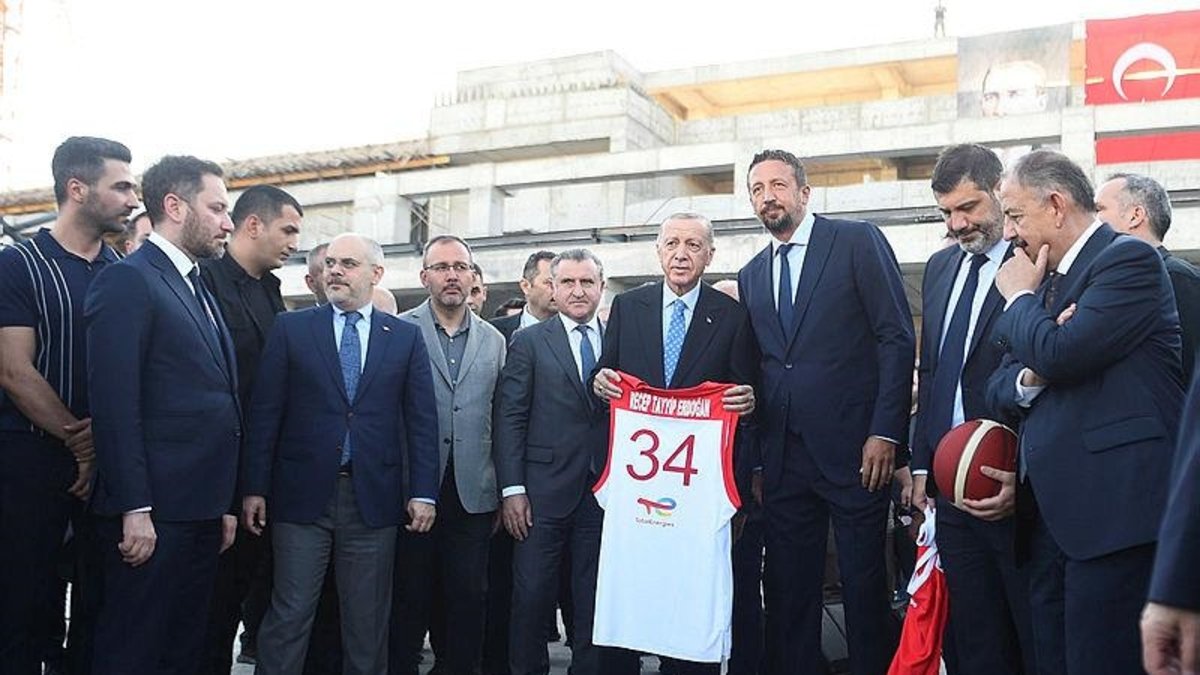 Basketbol Gelişim Merkezi'nin açılışı Başkan Erdoğan'dan