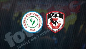 Rizespor - Gaziantep FK | CANLI