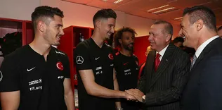 Başkan Erdoğan’dan A Milli Takım’a tebrik!