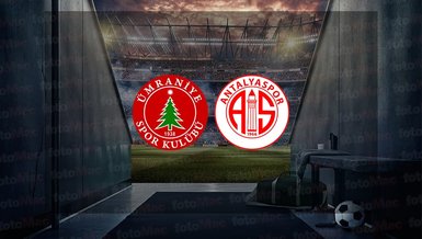 Ümraniyespor - Antalyaspor maçı ne zaman, saat kaçta ve hangi kanalda canlı yayınlanacak? | Süper Lig