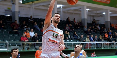 Banvit'in 'yürüyen duvarı' Gasper Vidmar: "Lig çok yüksek bir kaliteye sahip"