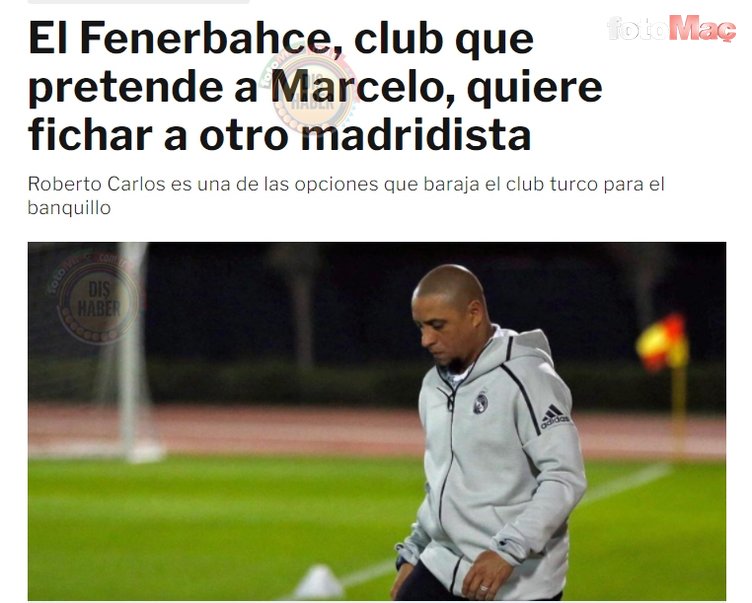 İspanyollar transfer bombasını patlattı! Roberto Carlos gelirse Marcelo da Fenerbahçe'ye gelecek