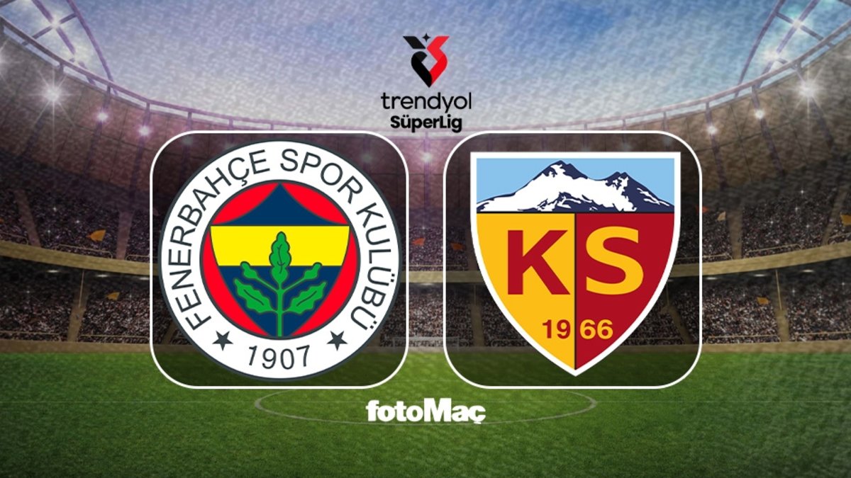 Fenerbahçe-Zecorner Kayserispor maçı ne zaman, saat kaçta ve hangi kanalda? | CANLI İZLE