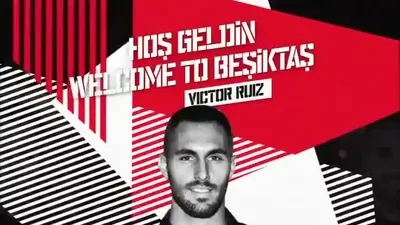 >Beşiktaş Victor Ruiz'i böyle duyurdu